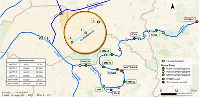 Fluorescence spectroscopy for tracking microbiological contamination in urban waterbodies